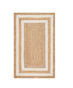 Nouveau traditionnel décoratif Jute fait tapis coureur tressé tapis de Style bohème tapis pour chambre porte salle de bain cuisine tapis de sol - Product Image 3