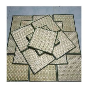 Nueva hoja de Estera de bambú tejida de arte popular para decoración de techo de Vietnam cubierta de hoja de punto de Bambú - Product Image 1