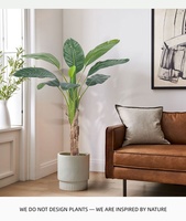 Großer Künstlicher Bananenbaum für Hotel, Hochzeit & Inneneinrichtung