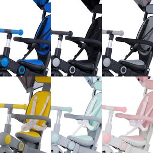 BEBELUX CE Certificat Pliant Enfants Tricycle Toddler Trike peut transférer à l'équilibre vélo avec dossier et Parent Pusher - Product Image 5