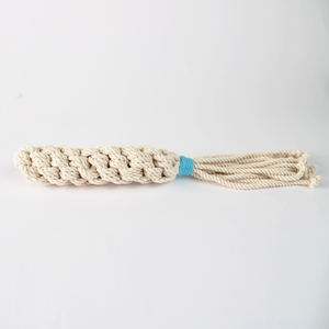 Juguete de cuerda de algodón trenzado resistente con borlas para perros, mejora la interacción y la liberación de energía, OEM Vietnam - Product Image 1