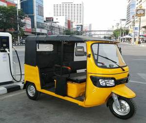 Triciclo Eléctrico de Carga Tipo Abierto, E Rickshaw para Adultos, 4 Pasajeros, 50-70 km/h - Product Image 5