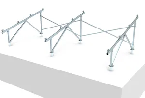 Sistema de montagem solar ajustável leste-oeste