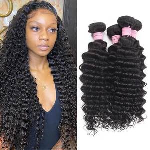 Paquetes de cabello 10A 12A Cutícula alineada Proveedor de cabello virgen Venta al por mayor de alta calidad Humano Brasileño Color natural Cabello humano rizado - Product Image 4