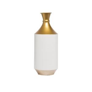 Jarrón de flores grande con diseño en relieve para decoración del hogar, con acabado en bronce, para uso decorativo. - Product Image 3