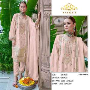 Ropa exterior de mujer de calidad superior Salwar Kameez paquistaní para ropa de oficina y fiesta disponible en cantidad a granel - Product Image 2