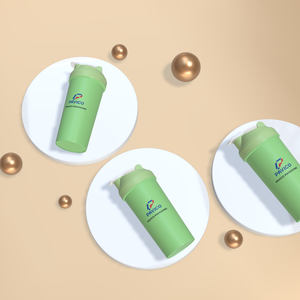 Lait secouant l'utilisation cylindre PP plastique ISO 9001 certifié Gym secouer bouteille capacité échelle printemps 400ml / 600ml origine Phu Tho - Product Image 5