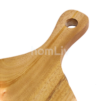 Tabla de Cortar Decorativa Hecha a Mano de Madera de Caoba Natural, Bandeja Redonda de Madera Sólida Sostenible para Servir Queso y Verduras
