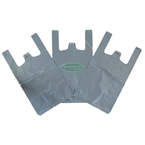 하이 퀄리티 맞춤형 로고 플라스틱 캐리어 백 공급 업체 생분해성 티셔츠 비닐 가방 베트남에서 쇼핑