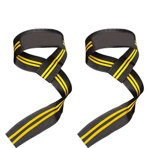 Wrist <b>Lifting</b> <b>Straps</b> Grips Band Deadlift <b>Straps</b> with Neoprene Cushioned Wrist Strength Training <b>Lifting</b> <b>Straps</b> - Product Image 5