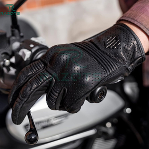 Gants de moto en cuir unisexes imperméables à doigts entiers, légers, pour l'hiver, best-sellers, dernier design - Product Image 3