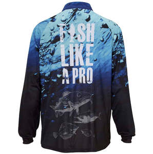 Sublimación personalizada Camisas de pesca Protección solar Ropa de pesca Rendimiento Jersey de pesca para hombres - Product Image 5