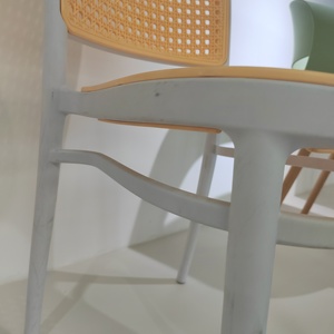 Hotel moderno Vintage ratán <span class=keywords><strong>madera</strong></span> sillón café comedor sillas caña <span class=keywords><strong>silla</strong></span> para Hotel boda evento - Product Image 5