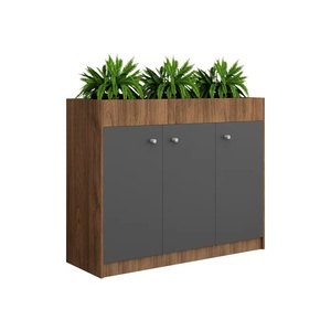 Modern Industrial Modular Office Furniture Cabinet Melamine Wooden <b>Open</b> Shelf <b>Bookshelf</b> Commercial Storage Cupboard for Executiv - Product Image 1