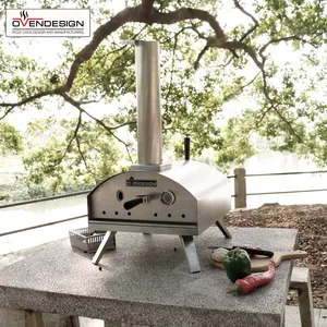 Đa Chức Năng Được Xây Dựng Trong Lò Nướng BBQ Nướng Đa Nhiên Liệu Trại Bếp Nhà Cung Cấp Gỗ Bắn Sử Dụng Bánh Pizza Lò Để Bán