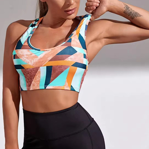 Sports Bra High-Strength Shockproof Plus Size Women's Front Zip Yoga Bra Adjustable Straps Breathable Medium Support - Product Image 4