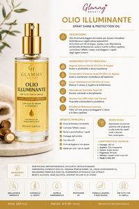 Lightweight Nourishing Illuminating Hair Oil Argan Jojoba Macadamia Linseed Oil Instant Shine Non-Greasy Formula Controls Frizz - Product Image 2
