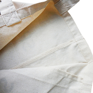 Bolsas de algodón con asa corta de material sólido ecológico personalizables a precio de fábrica al por mayor a la venta - Product Image 3