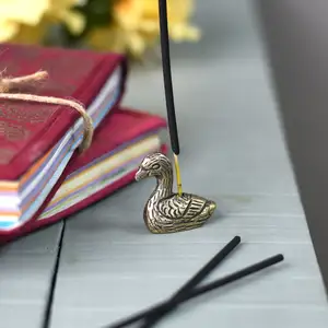 Handcrafted Decorative Antique Brass Duck <b>Incense</b> <b>Holder</b> Agarbatti Stand Home Decoration Diwali Decoration VIH-50 - Product Image 1