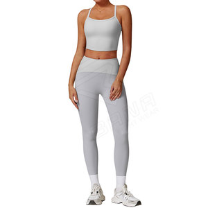 ชุดออกกำลังกายขาสั้นเอวสูงสำหรับผู้หญิงชุดเล่นโยคะฟิตเนสยิมออกแบบโลโก้ได้ตามต้องการ - Product Image 1