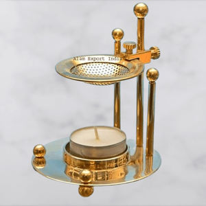 Quemador de incienso de latón de calidad Superior, quemador ajustable de tres patas, quemador de nuevo diseño, fragancia de habitación, artículo de regalo de mesa - Product Image 3