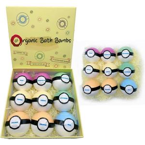 Bombes de bain pour enfants - Pack de 9 bombes de bain organiques, excellent cadeau pour les garçons et les filles, jouet de bain amusant, 3,5 oz, aromathérapie et relaxation - Product Image 4