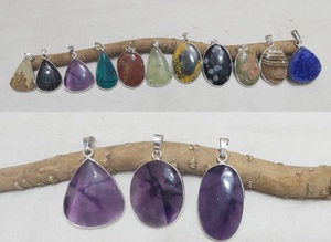 ที่มีคุณภาพสูงร้อนขายธรรมชาติผสมพลอยจี้สำหรับเครื่องประดับจี้ในขายส่ง - Product Image 6