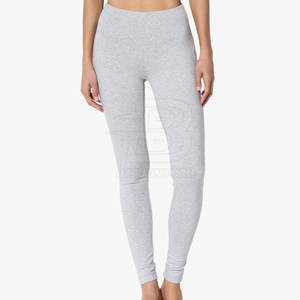 Leggings décontractés respirants légers personnalisés pour femmes avec logo personnalisé dernière conception mi-taille en gros - Product Image 3
