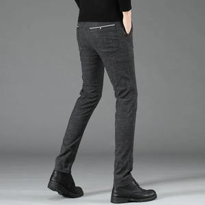 กางเกงยีนส์ผู้ชายผ้าฝ้ายออร์แกนิกระบายอากาศ100% กางเกงลำลองทรงสลิมฟิต2025ใหม่ - Product Image 3