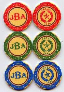 ถาดชิปเซรามิกดินเผา10g 40MM สามารถปรับแต่งได้ดีไซน์สไตล์หรูหราไม่เหมือนใครพร้อมโลโก้ปรับแต่งได้สำหรับการใช้ในคาสิโน - Product Image 6