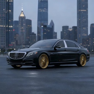 Jantes en aluminium forgé sur mesure 2 pièces, polies, 20-22 pouces, luxe, maille dorée, pour Maybach S680, pour Flying Spur, Audi A8 - Product Image 4