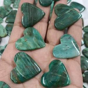 Mejor venta verde frase piedra preciosa corazón piedras preciosas semipreciosas corazones al por mayor - Product Image 3
