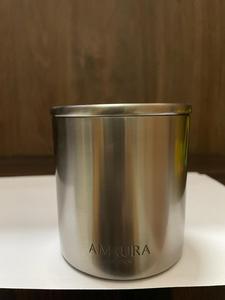 Pot à bougie en laiton doré avec couvercle Nouveaux modèles Pots à bougie vides pour la fabrication de bougies Récipients de luxe en étain avec logo personnalisé - Product Image 5