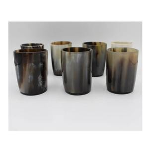 Natural Horn Mug Rustic Handmade Drinkware Polished Cup for Dining Service Kitchen Decor Daily Use and Gift Choices - Product Image 1