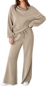 ชุดเซ็ตเสื้อผ้าลำลองผู้หญิง ผ้าฝ้ายพรีเมียม สีพื้น แห้งเร็ว ระบายอากาศดี เหมาะสำหรับใส่เล่นกีฬาในฤดูหนาว - Product Image 6