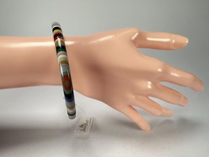 Crystal <b>Clear</b> <b>Resin</b> Bangles with Floating Flowers, Romantic Gift Option - Product Image 4