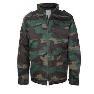 Veste tactique de chasse en plein air pour homme, imperméable, respirante, en softshell camouflage, avec capuche amovible, 65% polyester, 35% coton - Product Image 2