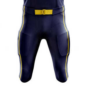Uniforme de fútbol americano de alta calidad OEM 100% poliéster transpirable secado rápido equipo personalizado color sólido uniforme de fútbol americano - Product Image 6