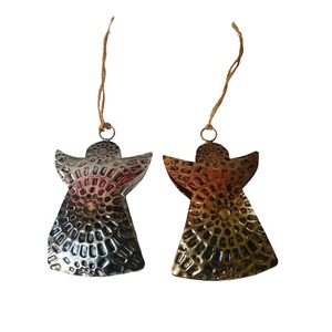 Estrella colgante de hierro de alta calidad con revestimiento de polvo de oro de cuerda terminado para decoración de la casa y decoración navideña. - Product Image 5