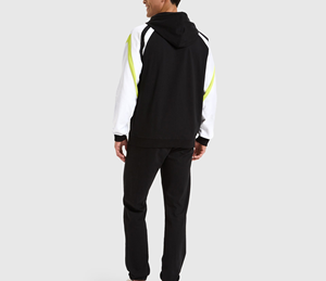 OEM/ODM 100% Cotton Fleece Casual Oversized Hoodie & Jogger <b>Pants</b> Set Custom Printed Zip-Up Flare Heavyweight Sweat <b>Suit</b> for Men - Product Image 3