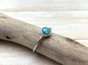 Anillo de Boda Hecho a Mano de Plata de Ley 925 con Turquesa, Estilo Boho Clásico, para Mujer, Regalo para Mamá - Product Image 2