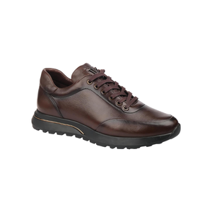 Chaussures classiques pour hommes en cuir véritable de qualité supérieure M003, semelle en caoutchouc, bout rond, lacets, chaussures de marche pour hommes - Product Image 3