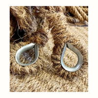 COCONUT FIBER SAIL SHADE COIR MAT SOLEIL SÉCHÉ COIR SHADE SALES POUR USAGE EN EXTÉRIEUR FILS DURABLES