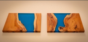 ที่รองแก้วไม้ทำด้วยมือหรูหราหรูหราแผ่นรองสี่เหลี่ยมแบบเรียบง่ายชุดฟังก์ชันที่ให้ความร้อนโต๊ะในครัวในโอกาสงานแต่งงาน - Product Image 4