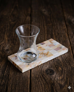 Posavasos de bandeja de madre perla para servir botella y jugo para cocina casera de Candid Manufacturing co - Product Image 1