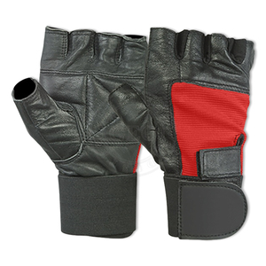 Gants de gymnastique pour hommes Power Lifting en cuir avec soutien amélioré - Product Image 5