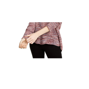 Cardigan da Donna American Rag Juniors' con Collo a Cappuccio e Bottoni Decorativi, Traspirante, Rosso, Taglia S, per Autunno Inverno - Product Image 3