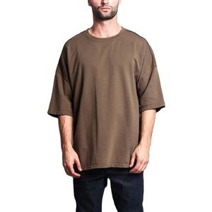 T-shirt blanc uni de haute qualité, respirant, grande taille, surdimensionné, 180 g/m², 100 % coton, personnalisable pour homme - Product Image 4