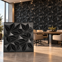 Panneaux muraux 3D en PVC insonorisés, décoratifs, effet diamant, 30 x 30 cm, pour salon, commerce et usage domestique