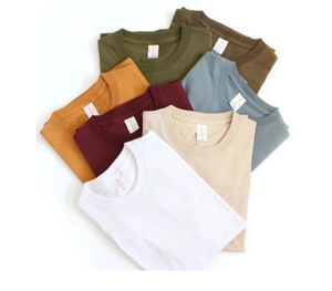 T-shirt tricoté surdimensionné à épaules tombantes de haute qualité pour homme, en coton respirant, grande taille, écologique, infroissable et à séchage rapide - Product Image 5